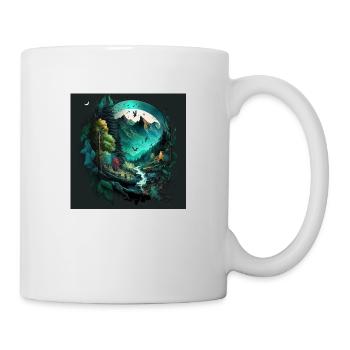 Nature paintings - Mug - white - Right