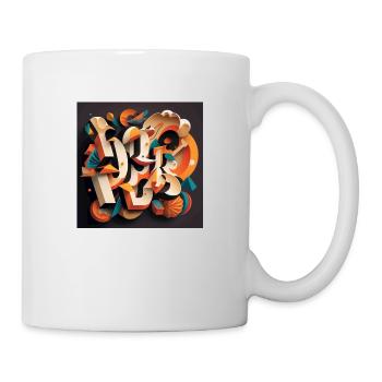 Graffiti - Mug blanc - blanc - Droite