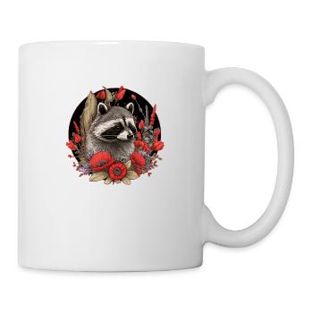 Raccoon Forest Animals - Mug - white - Right