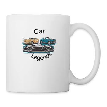 Légendes de l’automobile - Mug blanc - blanc - Droite