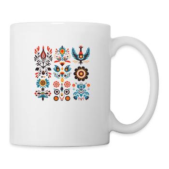 Blumen - Tasse - Weiß - Rechts