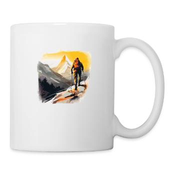 Mountain Hiking Berge Wanderung - Tasse - Weiß - Rechts