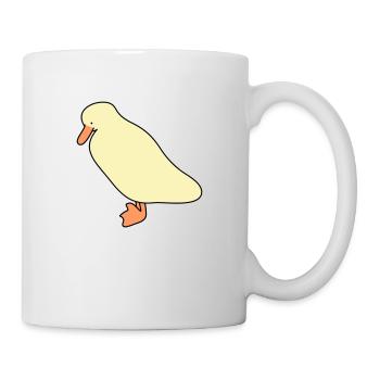 Ente 5 - Tasse - Weiß - Rechts