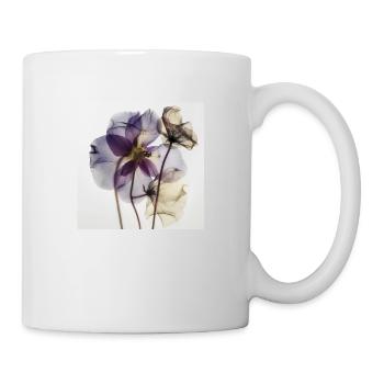 Herbarium of beautiful flowers photo - Mug - white - Right