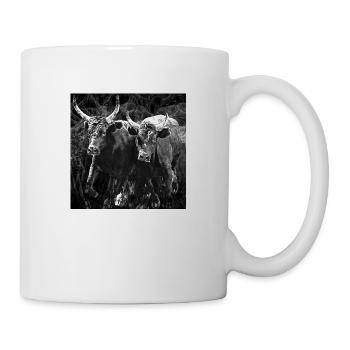 duo toro grunge - Mug blanc - blanc - Droite