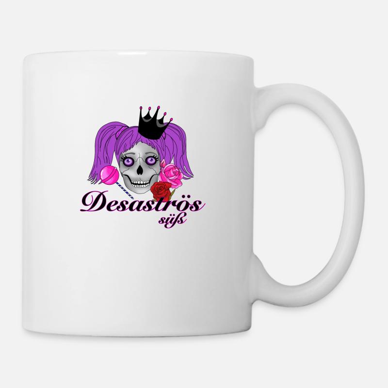 𝔻𝔼𝕊𝔸𝕊𝕋ℝÖ𝕊 𝕾üß - Tasse - Weiß