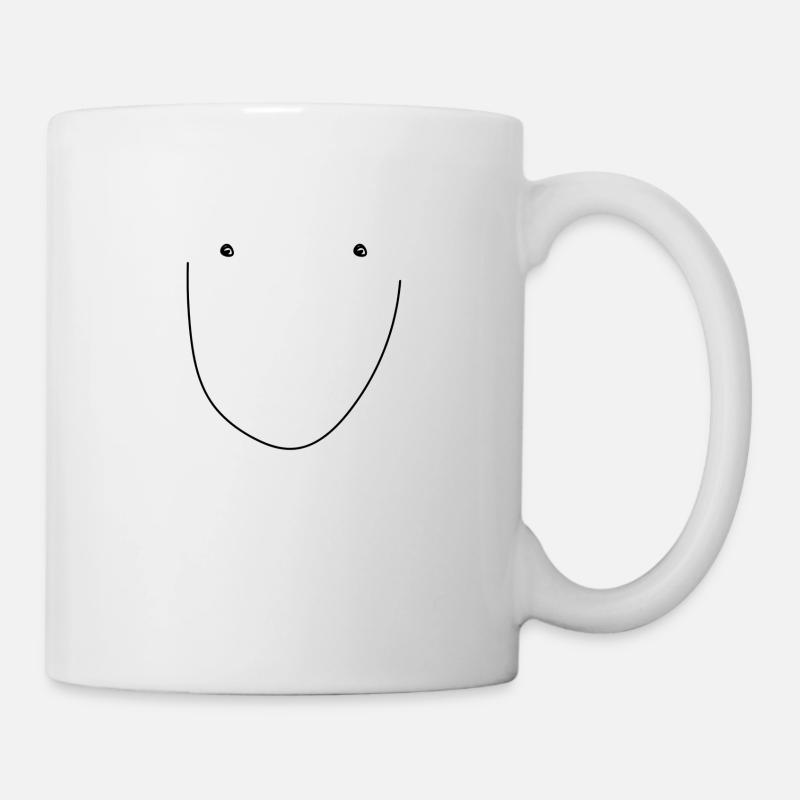 Smile - Tasse - Weiß