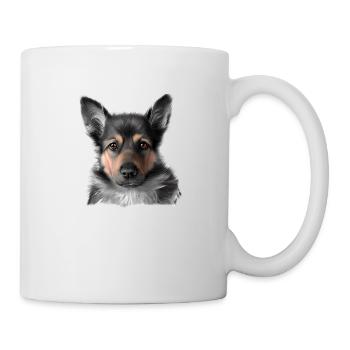 Chiot Berger Allemand Propriétaire Chien - Mug blanc - blanc - Droite