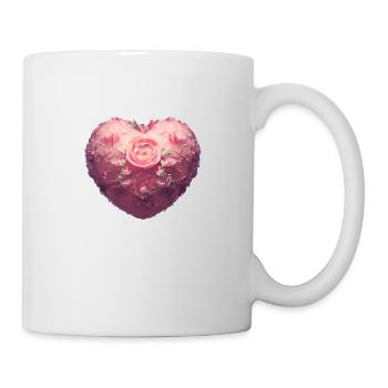 Mother's Day Wedding Engagement Love Valentine's Day - Mug - white - Right