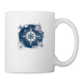 Old nautical chart - Mug - white - Right