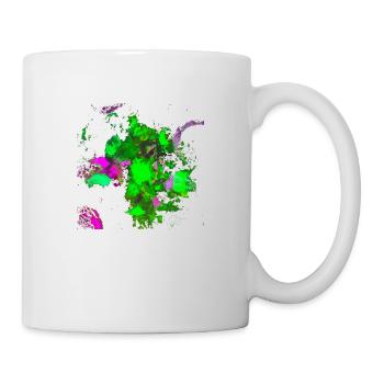 "GreenArt2" Acrylic Paint No.12 by Marco Eckenbrecht - Mug - white - Right