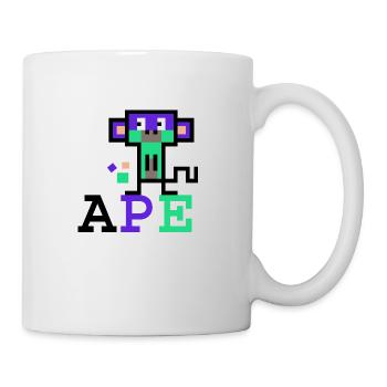 Krypto-Affe 2 - Tasse - Weiß - Rechts
