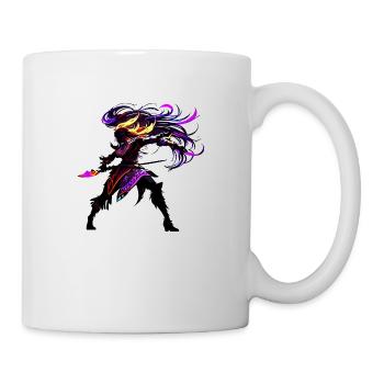 Warrior woman - Mug - white - Right