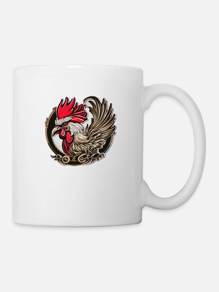Rooster of Luck - Mug - white