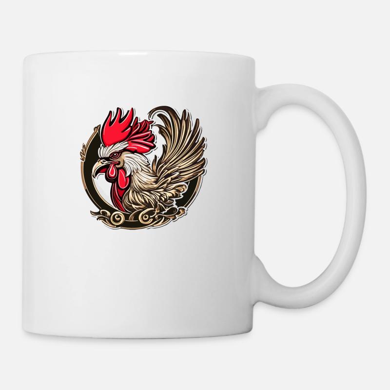 Rooster of Luck - Mug - white