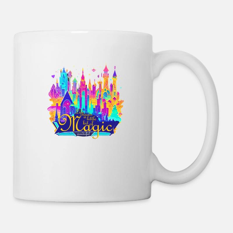 La vie a besoin de magie - Mug blanc - blanc