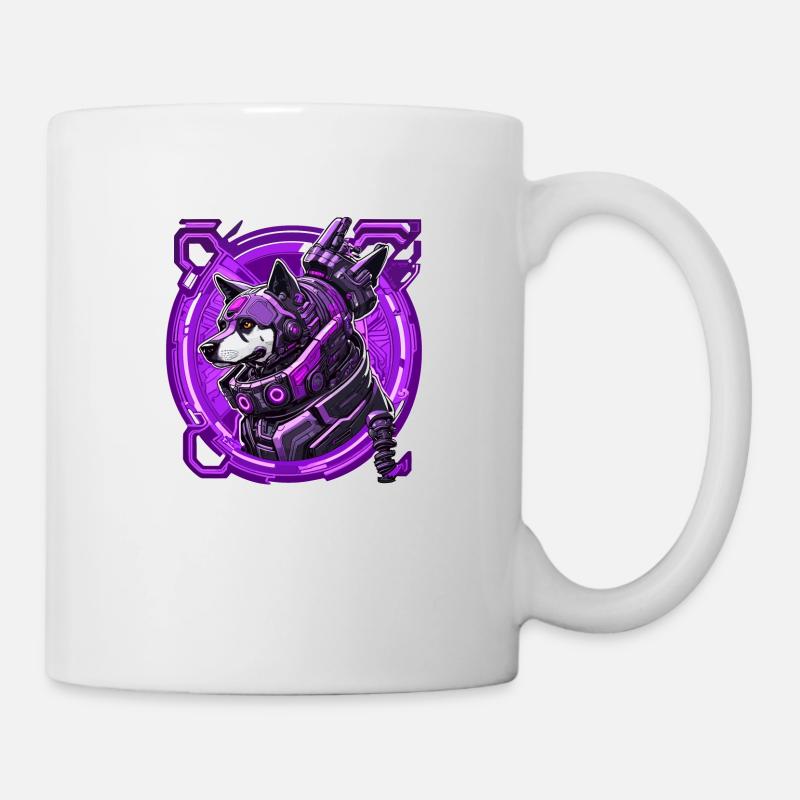 Robot dog is out to get you - Mug - white