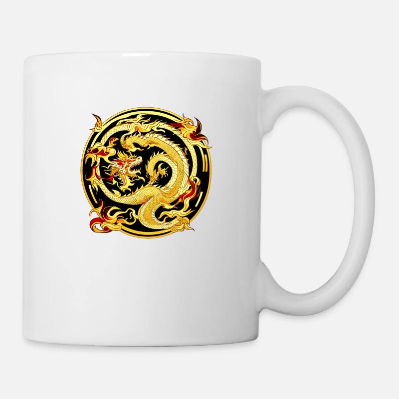 Dragon chinois - Mug blanc - blanc
