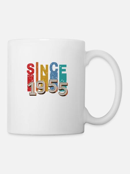 Seit 1955 retro - Tasse - Weiß