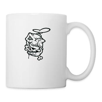 Freak with a third eye - Mug - white - Right