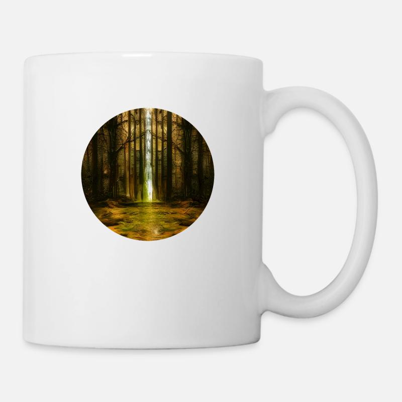 Forêt sombre - Mug blanc - blanc