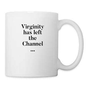 La virginité a quitté la chaîne - Mug blanc - blanc - Droite