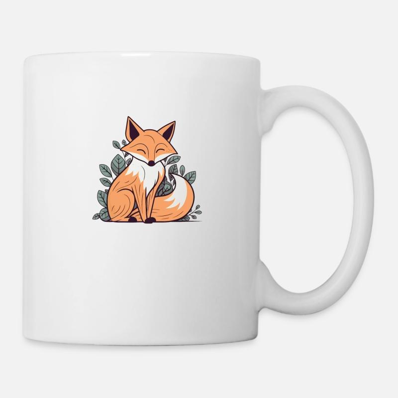 Fuchs - Tasse - Weiß