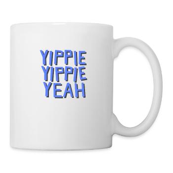 Yippie Yippie Yeah - Die 2000er-Party - Tasse - Weiß - Rechts