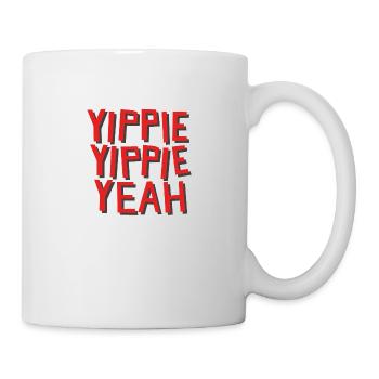 Yippie Yippie Yeah - Die 2000er-Party - Tasse - Weiß - Rechts