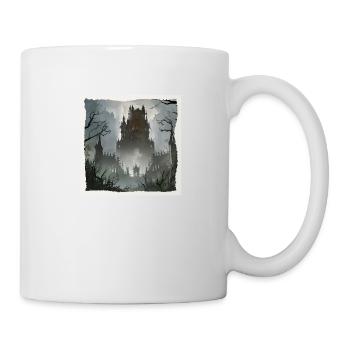 Haunted castle dark atmosphere - Mug - white - Right