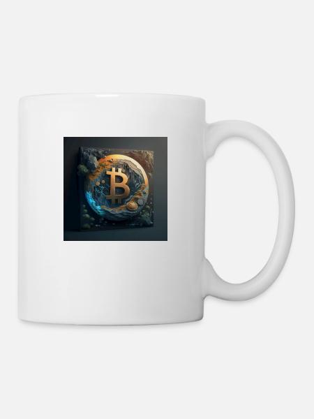 Bitcoin - Mug blanc - blanc