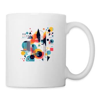 Abstract geometric design - Mug - white - Right