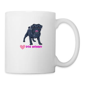 Pug Dogs Mommy Dogs Mama Pedigree Dog - Mug - white - Right