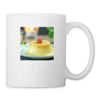 Crème pâtissière dans le pudding - Mug blanc - blanc - Droite