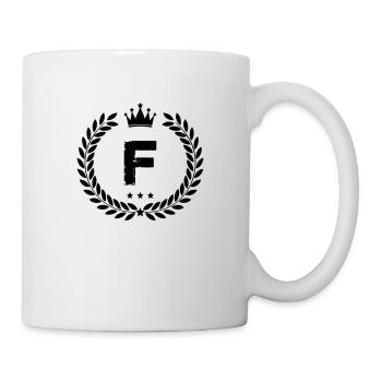 wappen f - Tasse - Weiß - Rechts