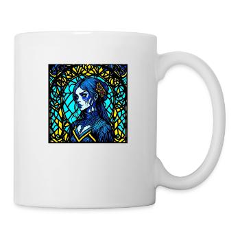Fille gothique - Mug blanc - blanc - Droite