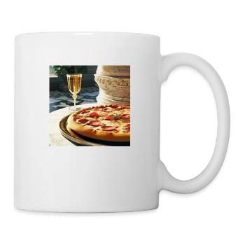 Pizza Lover Heart - Mug - white - Right