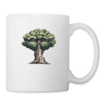 Baum mit Sonnenbrille - Tasse - Weiß - Rechts