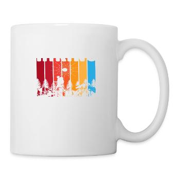 Hiking is my Therapy - Mug - white - Right