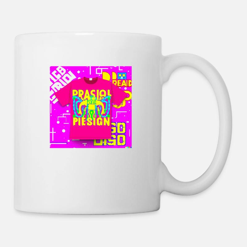Neon T-Shirt - Mug - white