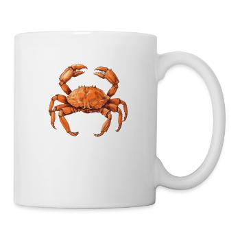 Le crabe - Mug blanc - blanc - Droite