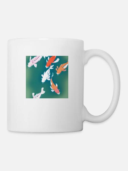 Koi in the Water - Tasse - Weiß