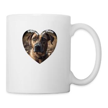 Mein Engel hat vier Pfoten - Tasse - Weiß - Rechts