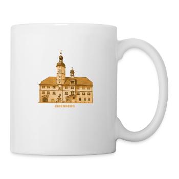 Eisenberg Rathaus Holzland Thüringen - Tasse - Weiß - Rechts