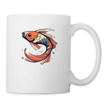 Carpe Koi - Mug blanc - blanc - Droite