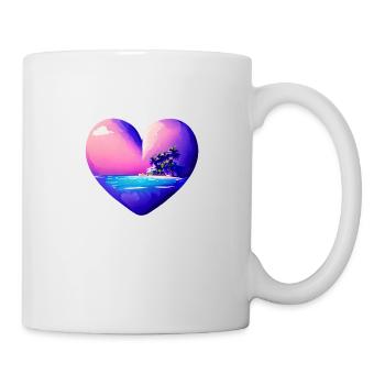 Palm Island Sun Summer Holiday Palm Beach - Mug - white - Right