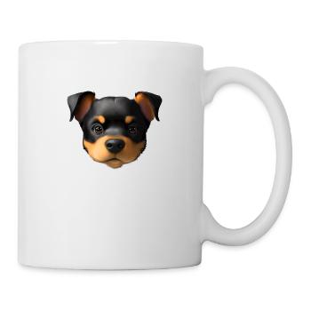Dogs Rottweiler Dog Puppy Rottweiler Puppy - Mug - white - Right
