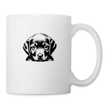 Labrador Retriever Labrador Propriétaire Chiot - Mug blanc - blanc - Droite