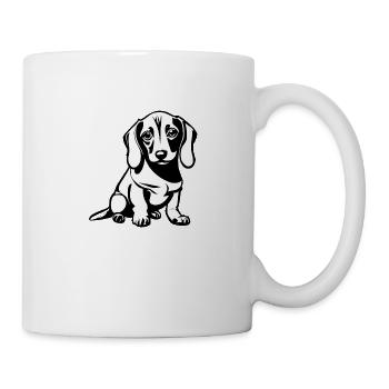 Hundehalter Hunde Dachshund Hund Hundebesitzer - Tasse - Weiß - Rechts