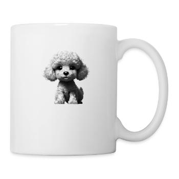 Pudel Hundehalter Hundeliebe Pudelwelpe Hundewelpe - Tasse - Weiß - Rechts